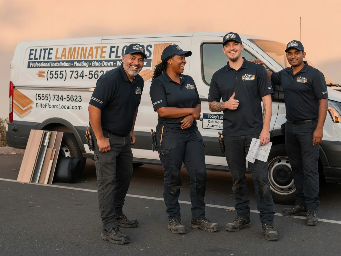 Laminate flooring installation company in De Leon, TX